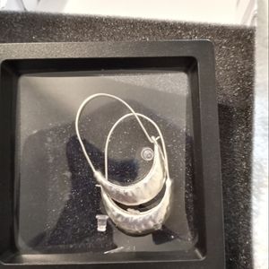 Sassy Jones Harper hoops(silve)